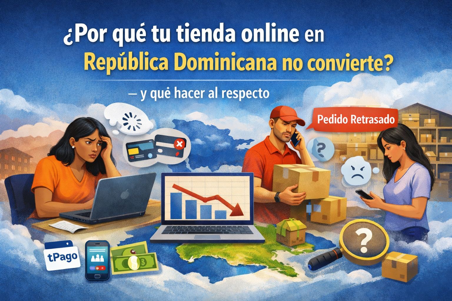 Imagen de portada: Por qué tu tienda online en República Dominicana no convierte — y qué hacer al respecto